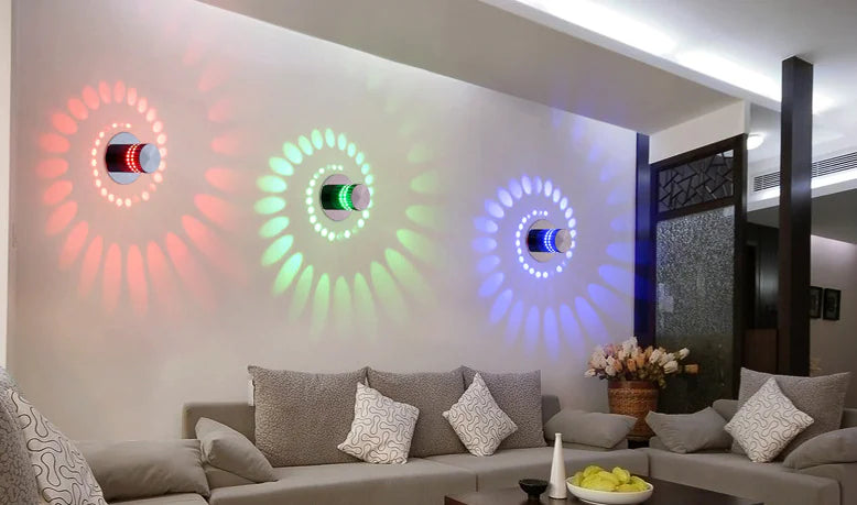 Lámpara LED Moderna de Techo con Cambio de Color