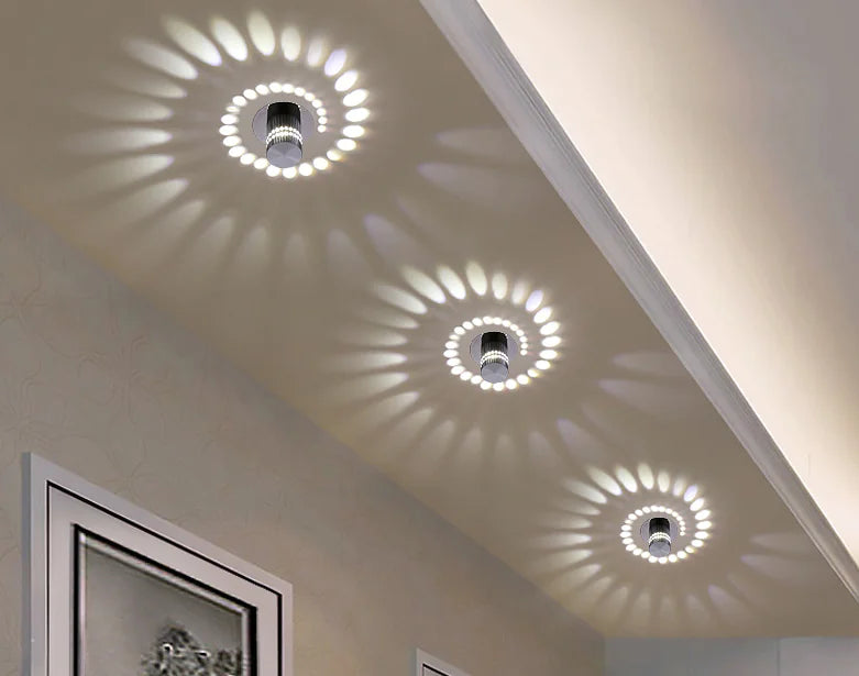 Lámpara LED Moderna de Techo con Cambio de Color